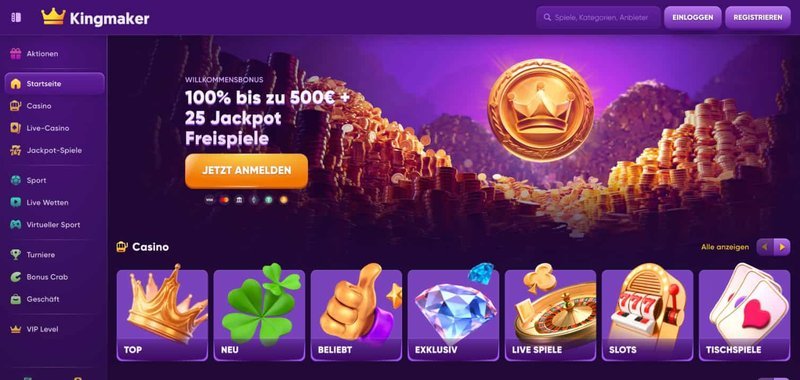 Discover kingmaker casino bewertung Discover kingmaker casino bewertung